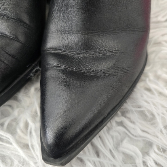 Marc Fisher Black Ankle Boots - Picture 12 of 14